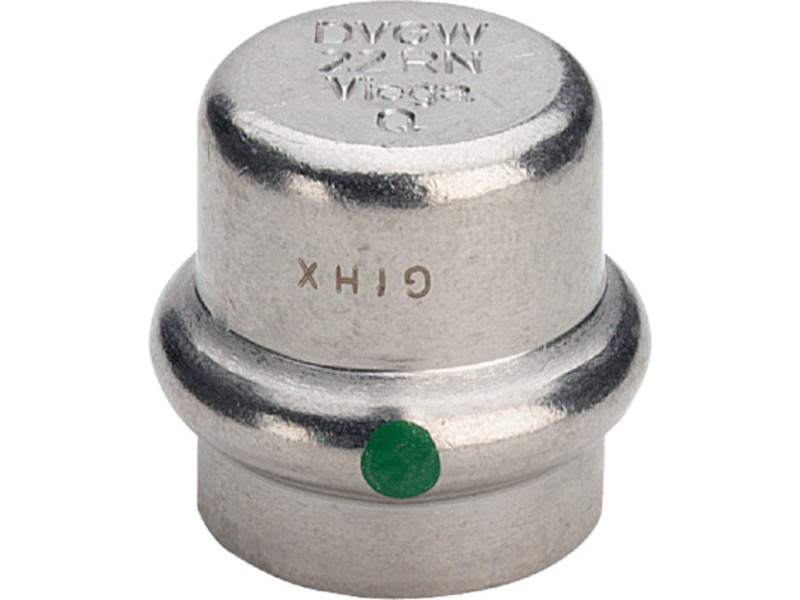 [INOX] Sanpress-Pressfitting Kappe