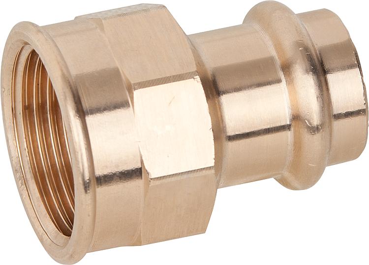 [CU] Kupfer-Pressfitting Übergangsstück mit IG /