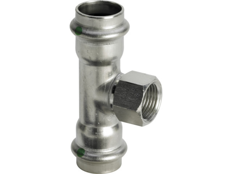 [INOX] Sanpress-Pressfitting T-Stück mit IG