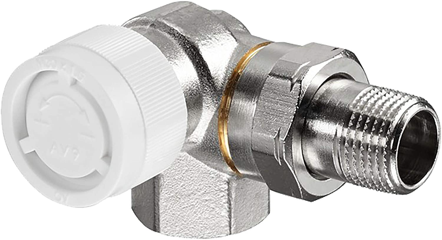 [HZ] Thermostat-Ventilunterteil Winkeleck links /