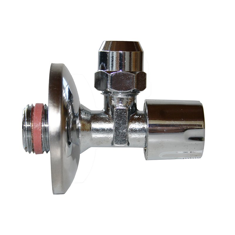 Eckregulierventil Verchromt 