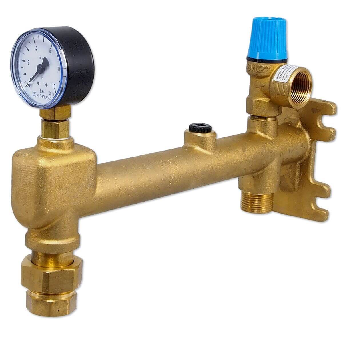 Группа подключения  для р/с  воды до 25 л./Gefäß-Anschlussgruppe für Trinkwasser-Ausdehnungsgefäße bis 25 Liter