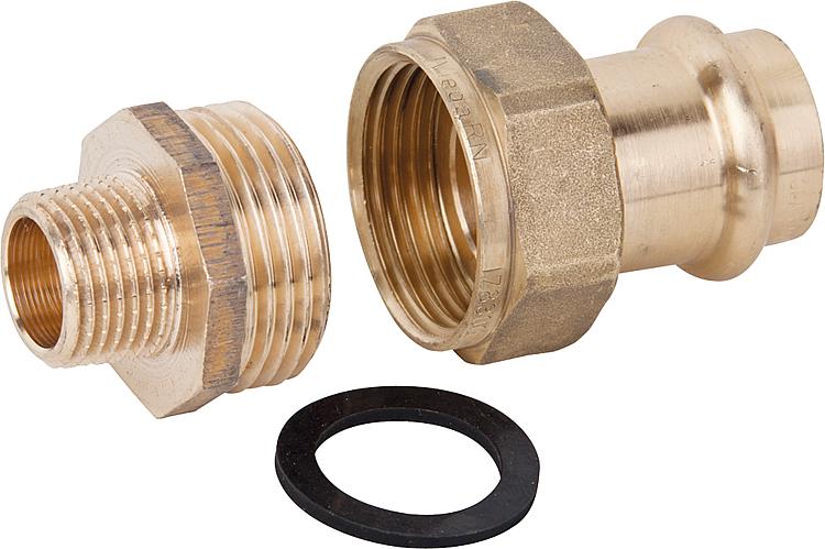 [CU] Kupfer-Pressfitting Übergangsverschraubung mit AG /