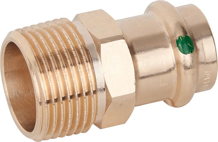 [CU] Kupfer-Pressfitting Übergangsstück mit AG /