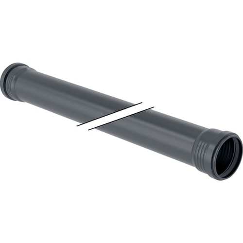 Geberit Silent-Pro Rohr mit zwei Muffen/Труба с двумя раструбами
