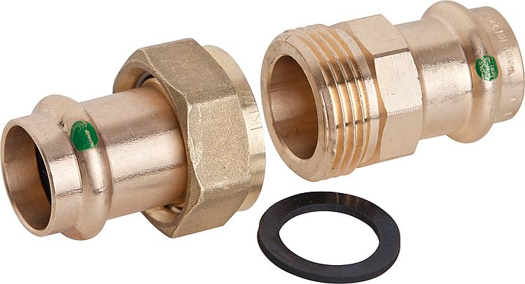 [CU] Kupfer-Pressfitting Verschraubung (i x i) /