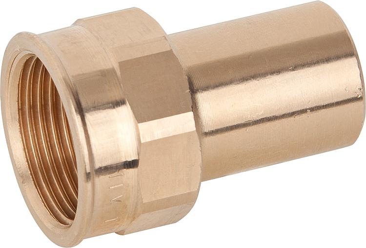 [CU] Kupfer-Pressfitting Einsteckstück mit IG /