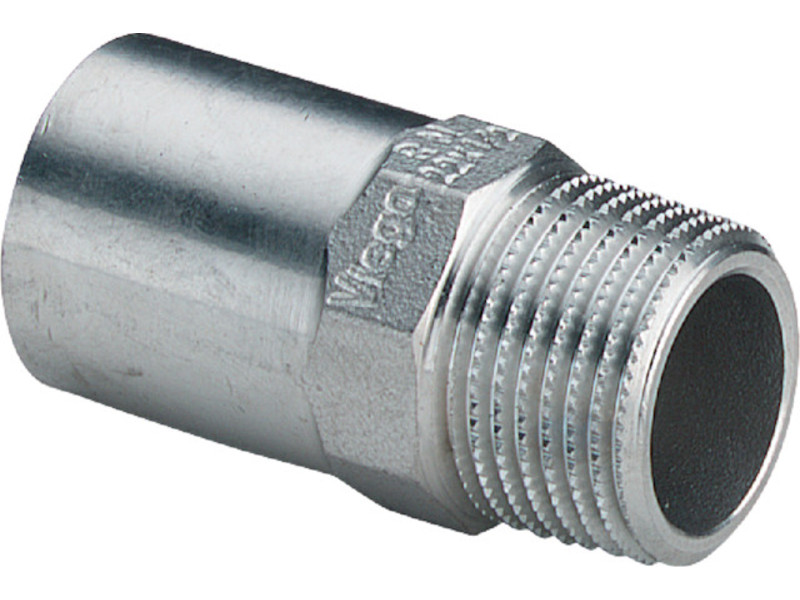 [INOX] Sanpress-Pressfitting Einsteckstück mit AG