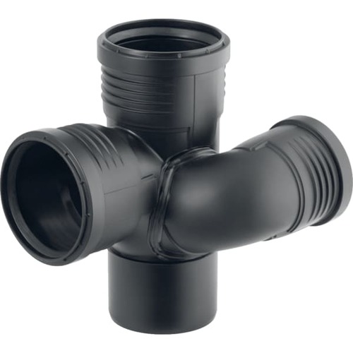 Geberit Silent-PP Schachtbogenabzweig 87,5° links